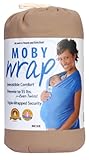Moby Wrap UV SPF 50+ 100% Cotton Baby Carrier, Sand