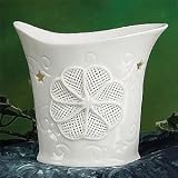 White Porcelain Collectible Scented Oil Burner Aromatherapy Decor