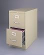 Letter Size 25" 2 Drawer File Cabinet By Hirsh Industries