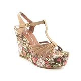 JEFFREY CAMPBELL Swanong Platforms Wedges Shoe Beige SZ