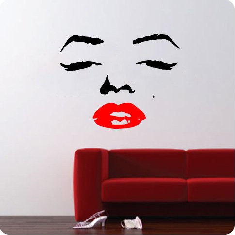  valentine Marilyn Monroe Decal Decor StickerB007AXO7PO