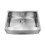 Kindred KCFS30B-10 Curved Apron Front Farmhouse Sink 20-3/4 x 29-7/8 x 10