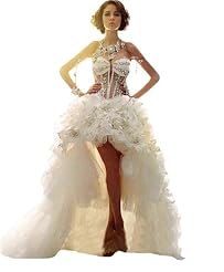 Chiffon/Taffeta/Tulle Applique Crystal Crystals Lace Beaded  Dress