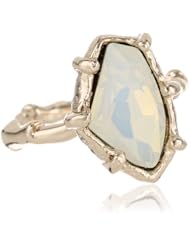 Made Her Think Faceted Dame Vine Vertical Ring