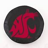 NCAA Washington State Cougars Tire Cover (Black,Size J)