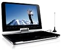 Philips - PET1035 - Lecteur de DVD / DviX portable - Ecran pivotant 10,2" LCD TFT - Compatible DVB-T (TNT) - Slot SD - Port USB