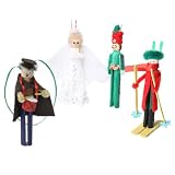 Traditional Christmas clothespin Ornaments Craft