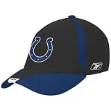 Reebok Indianapolis Colts Black 2008 Sideline Flex Fit Hat