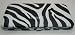 ZEBRA FLAT OPERA WALLET CLUTCH PURSE CHECKBOOK HOLDER BY DESIGNSK