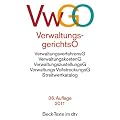 Verwaltungsgerichtsordnung  Verwaltungsverfahrensgesetz: Mit Verwaltungszustellungsgesetz, Verwaltungs-Vollstreckungsgesetz, Deutsches Richtergesetz, ... (Auszug), Streitwertkatalog