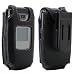 Lambskin Two-Piece Fitted Leather Case, Black with Micro-Suede Lining, Detachable Ratcheting 360� Belt Clip for Samsung A437