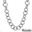 ROSATO Made in Italy Fashionable Necklace Crafted in 925 Sterling silver. Total item weight 23.3g Length 17.5in
