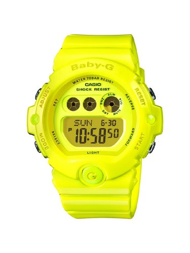 Casio Baby-G BG-6902-9ER - Reloj digital de cuarzo para mujer, correa de resina color amarillo (luz, alarma, cronómetro) Casio Baby-G BG-6902-9ER - Reloj digital de cuarzo para mujer, correa de resina color amarillo (luz, alarma, cronómetro)