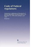 Code of Federal regulations (Vol.697)