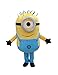 Despicable Me Minions Mascot Costume Cosplay Costumes (L, As picture)