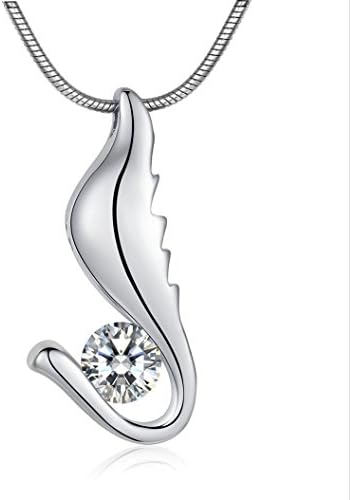 Helome Exquisite Swan Stainless Steel Pendant Necklace Urn Filler Kit Cremation Ashes Jewelry