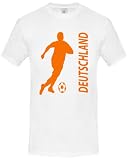 FANSHIRTS FUSSBALL DEUTSCHLAND 966(H-Orange) Gr. L