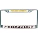 Washington Redskins Chrome License Plate Holder