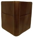 Brown Leather Writing Portfolio Cover