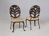 POWELL - Price for 2 pcs.Biscayne Oval Back Dining Chair, 18-1/2 Seat Height - 2 pcs in 1 carton - Item 446-434