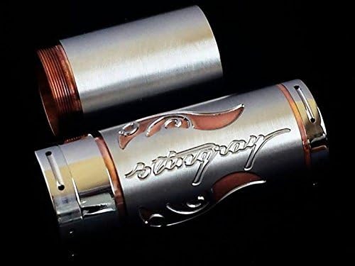 Stingray X Style Stainless Steel and Copper Mechanical Mod 18350 18500 18650 1782900 with 510 Connection Threading