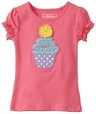 Flapdoodles Toddler Girls Ruffle Sleeve Cupcake Top