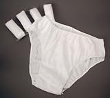 Homme Slip XX-Large - 100% Coton Sous-Vêtements Jetables (Lot de 5) - pour Voyages et Urgences (Men's Briefs - XX-Large)