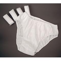 Herren Unterhose - Large -100% Baumwolle Einweg-Unterw�sche (5 pro Packung) - Reise und Notfall - (Men's Briefs Large)