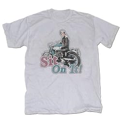 Happy Days Sit On It The Fonz Fonzie Silver T-shirt Tee
