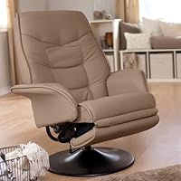 Coaster Leatherette Swivel Recliner - 7502, DS0147