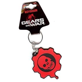  NECA Gears of War Keychain - Rubber - Crimson Omen