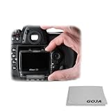 Hard LCD Screen Protector for NIKON D3S D3X Digital SLR Cameras + Premium Goja Microfiber Lens Cleaning Cloth