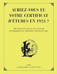 Auriez-vous eu votre certificat d'�tu...