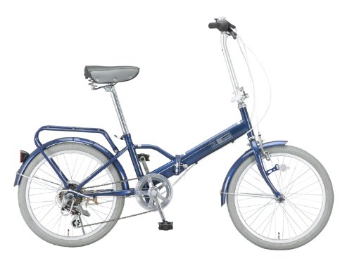 Raychell(レイチェル) グレータイヤ仕様20インチ6段変速折りたたみ自転車 MF-206GR ブルー MF-206GR