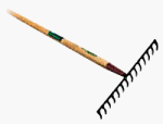 RAKE 14 TEETH LEVEL HEAD STEEL