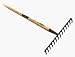 Tools & Hardware : RAKE 14 TEETH LEVEL HEAD STEEL