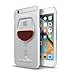 iPhone 6 Case, iPhone 6S Case, Aprtwin Fashion Style Case, Creative 3D flow Liquid Red Wine Design Ultimate Protection Scratch Proof Hard Back Case for iPhone 6/6S (4.7Inch)[Transparent]