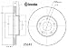 Brembo BDR25642  Nissan Brake Rotor