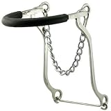 Coronet German Hackamore - Black Rubber - 81/2