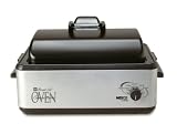 Nesco American Harvest 4842-47-30 Non-Stick 12-Quart Convection Roaster Oven, Silver