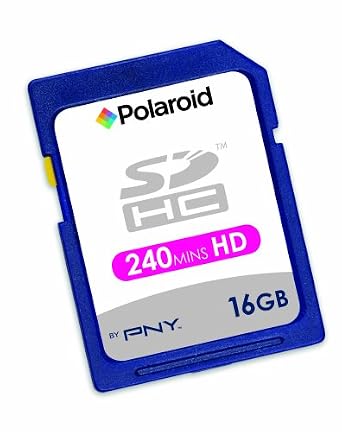 Polaroid 16 GB SDHC Class 4 Flash Memory Card P-SDHC16G4-FS/POL