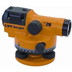 CST Berger 55-CAL26D 26X Automatic Optical Level with Carrying Case by 