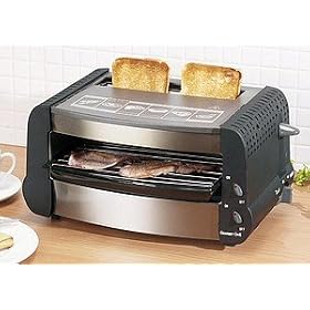 New 700w Multi-use Grill Toaster and Snack Maker Save Energy Save Pounds Save Space Individual Controlled Rapid Heating Elements