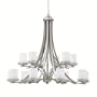 Kichler Lighting 1675NI 15-Light Hendrik Incandescent Chandelier, Brushed Nickel