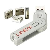 Lindy USB Port Blocker - Pack of 4 White (40454)