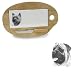 Wooden Cheese Board with Tile Insert featuring the Mastiff (12.75 inches)