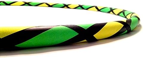 Original Break Away Weighted Hula Hoop (Lemon Lime)2 Hoops in 1 (36"-40" "BREAK AWAY" 2 hoops in 1)