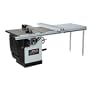 DELTA 36-831LA 10-Inch Left Tilt 3-Horsepower Cabinet Saw with 30-Inch Biesemeyer Fence, 1 Cast Iron Extension Wing, Table Board, Leg Set, 230-Volt 1-Phase