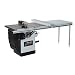 DELTA 36-831LA 10-Inch Left Tilt 3-Horsepower Cabinet Saw with 30-Inch Biesemeyer Fence, 1 Cast Iron Extension Wing, Table Board, Leg Set, 230-Volt 1-Phase