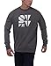 Stone Feather Men's Long Sleeve Crewneck Basic Sweatshirt